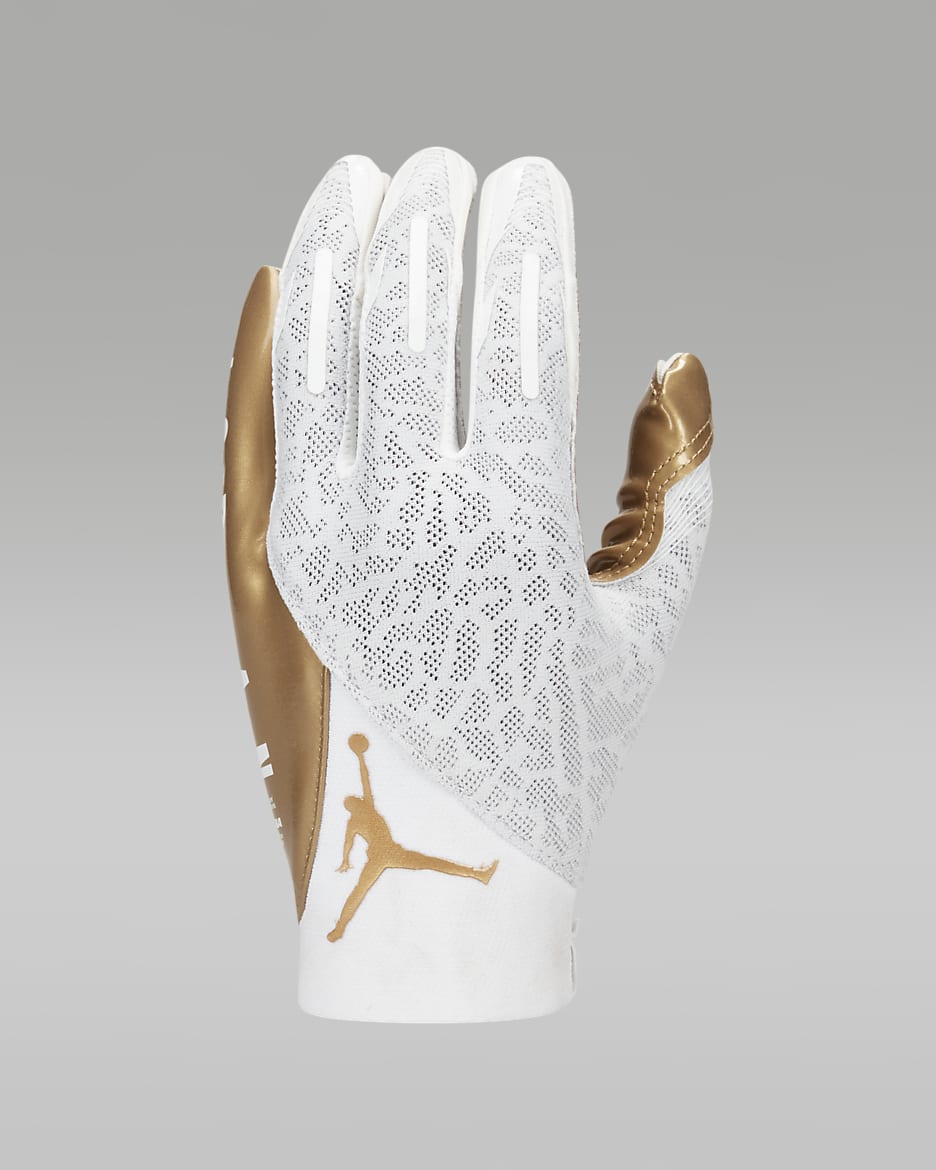 Jordan Knit Metallic Football Gloves 1 Pair Nike